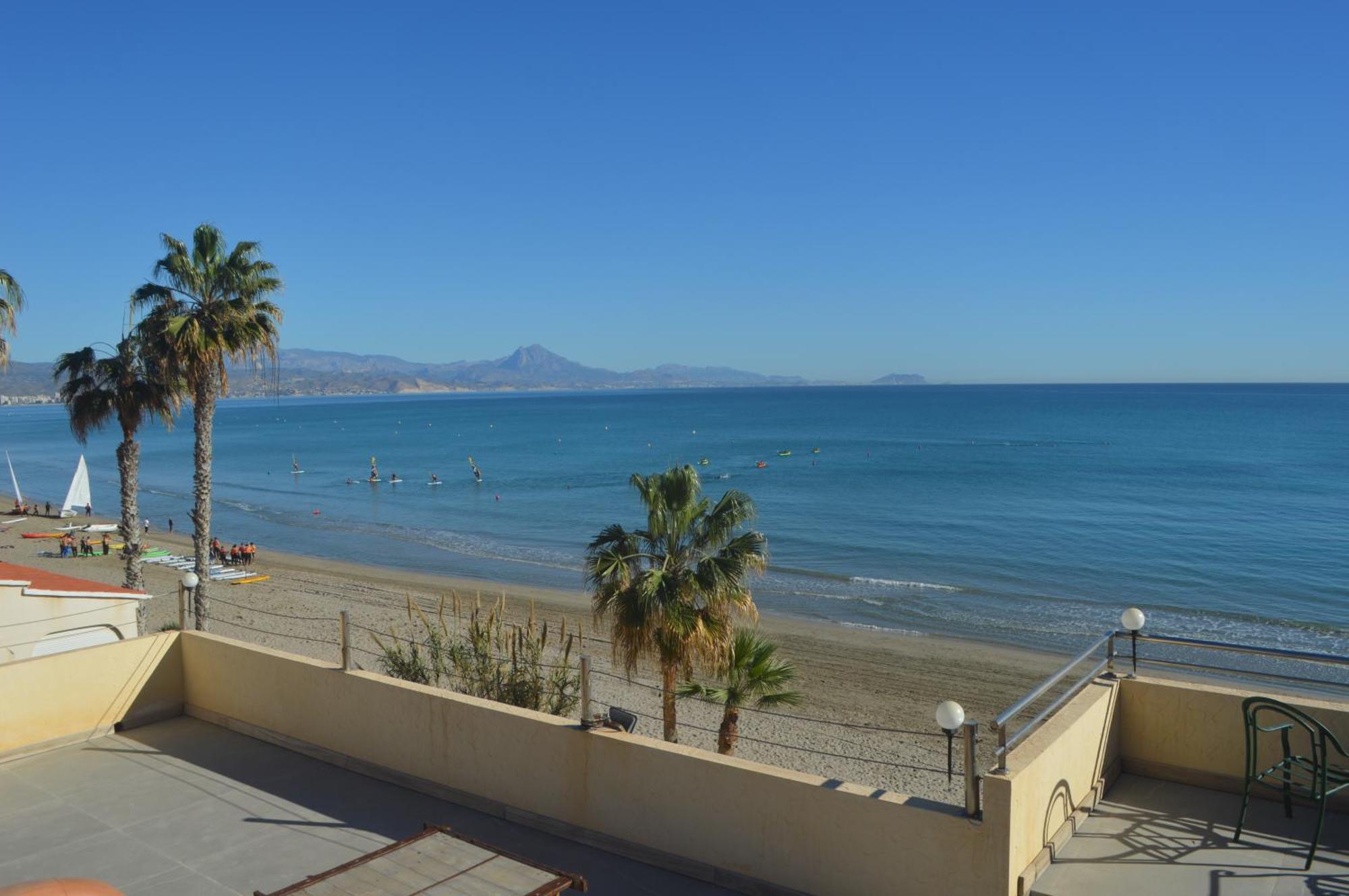 Excepcional Apartamento Loft A Pie De Playa En Chalet Roquetes Alicante Eksteriør billede